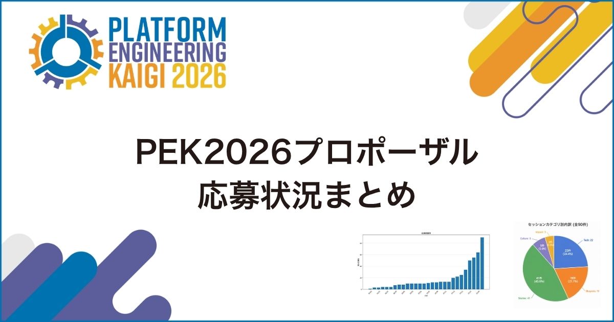PEK2026プロポーザル応募状況まとめ
